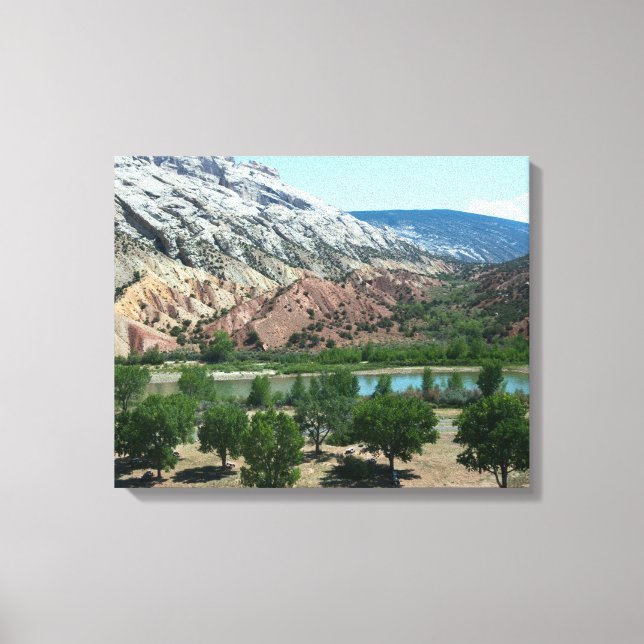 Colorado Green River Canvas Print (Front)