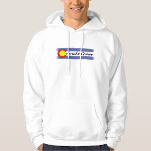 Colorado Grown state flag symbol native hoodie