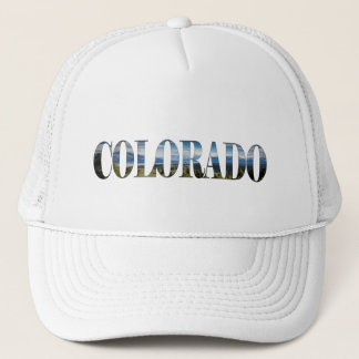 Colorado Hat Colorado mountain text