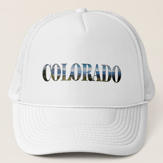 Colorado Hat Colorado mountain text  (Front)