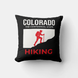 Colorado Hiking – The Centennial State USA Cushion