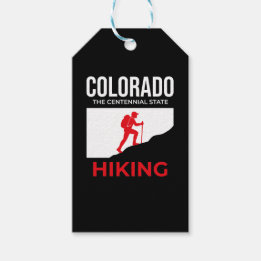 Colorado Hiking – The Centennial State USA Gift Tags