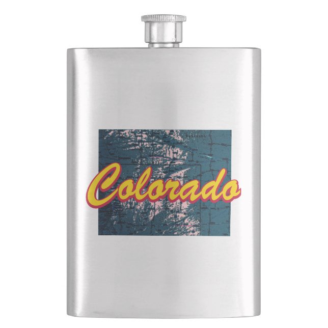 Colorado Hip Flask (Front)