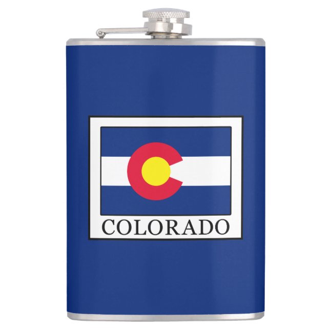 Colorado Hip Flask (Front)