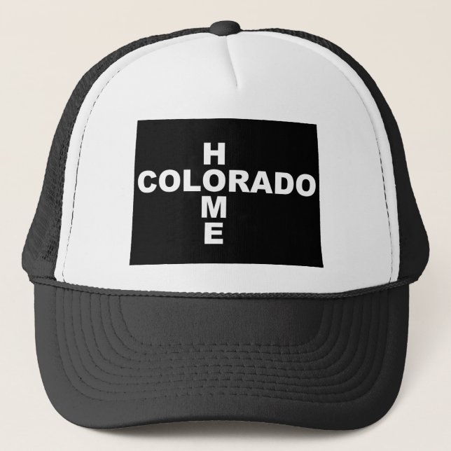 Colorado Home Away From State Ball Cap Hat (Front)