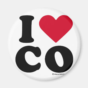 COLORADO - I LOVE CO- I LOVE COLORADO MAGNET