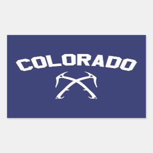 Colorado Ice Climbing Rectangular Sticker
