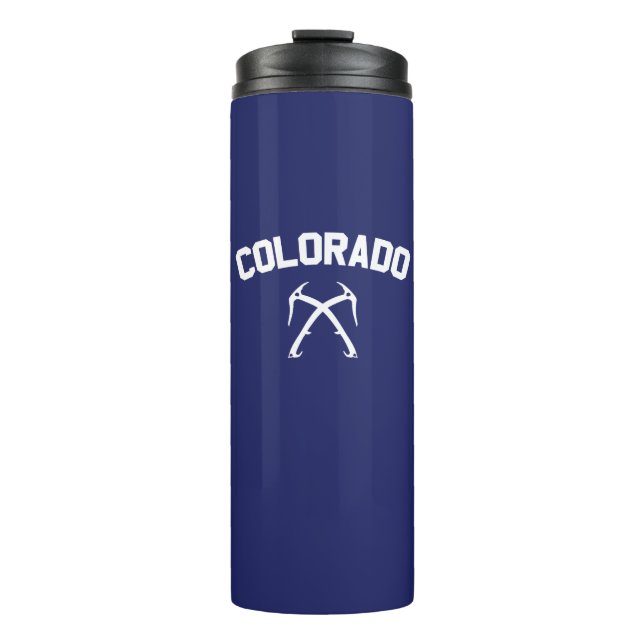Colorado Ice Climbing Thermal Tumbler (Front)