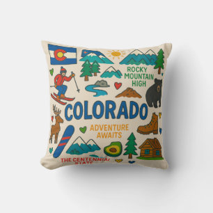 Colorado Icons Cushion
