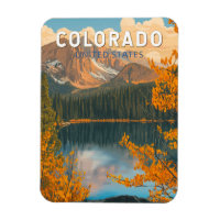Colorado Illustration Travel Art Vintage