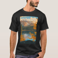 Colorado Illustration Travel Art Vintage