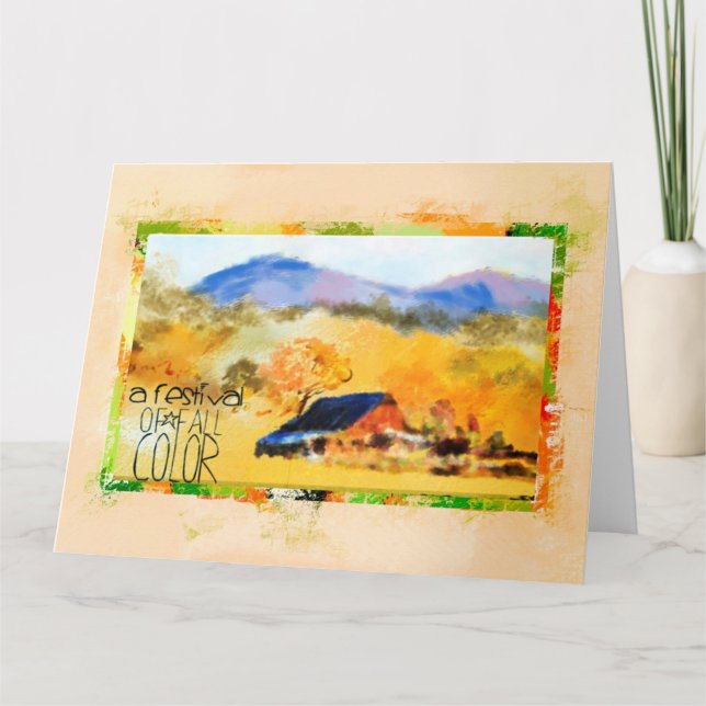 Colorado In the Fall Greeting Card (Front)