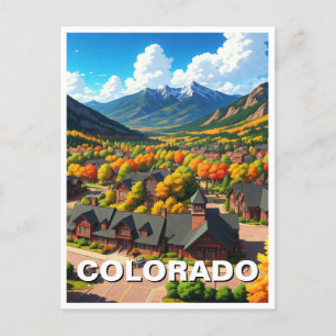 Colorado in the fall postcard