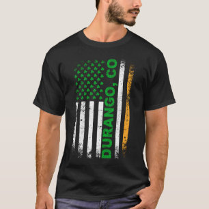 Colorado - Irish American Flag Durango, CO T-Shirt