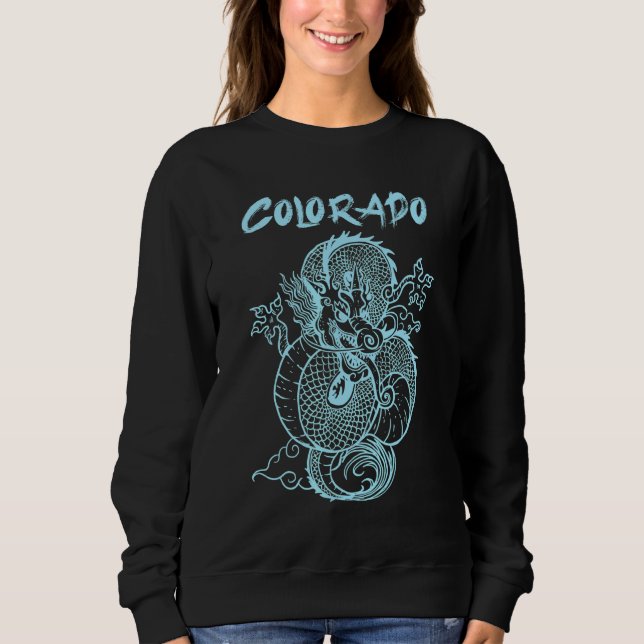 Colorado Japanese Dragon Sweatshirt (Front)