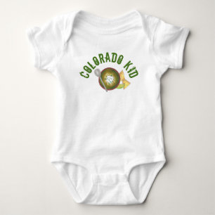 Colorado Kid CO Style Green Pork Chilli Verde Food Baby Bodysuit