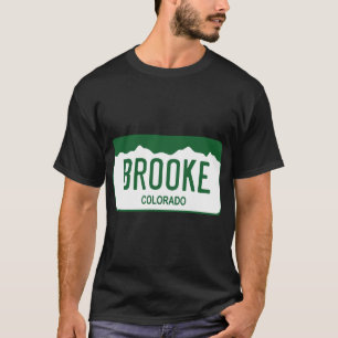 Colorado License Plate - Brooke T-Shirt
