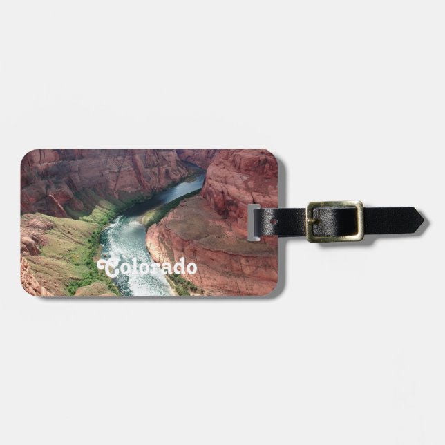 Colorado Luggage Tag (Front Horizontal)