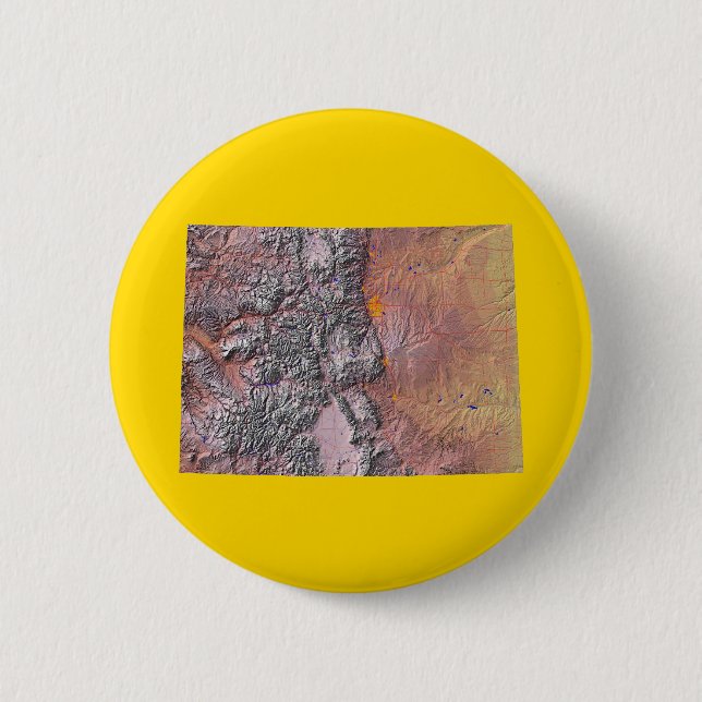 Colorado Map Button (Front)