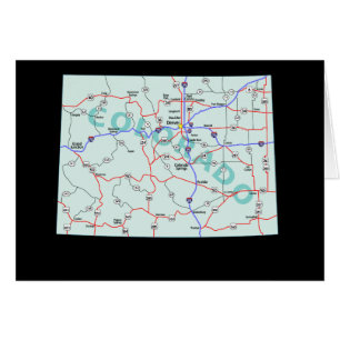 Colorado Map Card