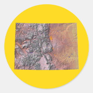 Colorado Map Sticker