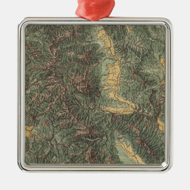 Colorado Metal Tree Decoration (Front)