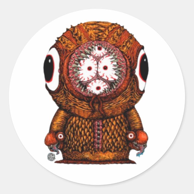 Colorado Monster Classic Round Sticker (Front)