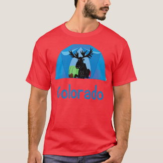 Colorado Moose Camping Wildlife Camping  T-Shirt