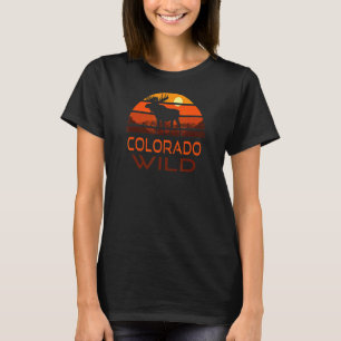 Colorado Moose Maroon Bells Sunset Wilderness T-Shirt