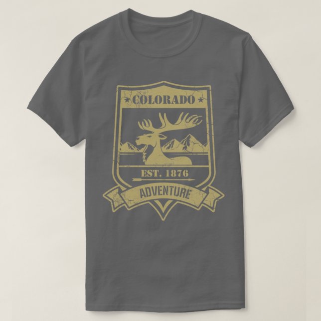 Colorado Mountain Adventure T-Shirt (Design Front)