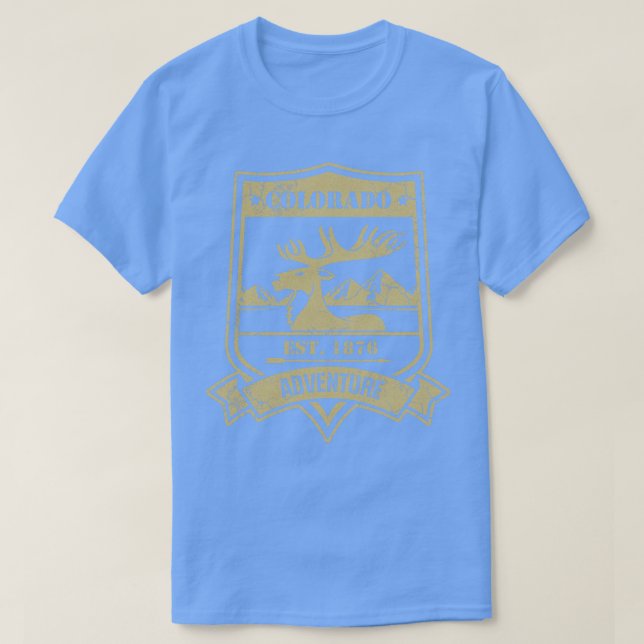 Colorado Mountain Adventure T-Shirt (Design Front)