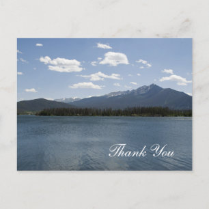 Colorado Mountain Beauty Thank You Postcard
