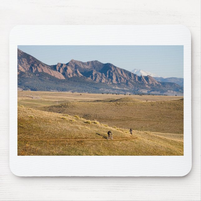Colorado Mountain Biking Fun Mouse Mat (Front)
