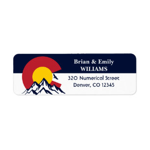 Colorado Mountain Flag Name City Street