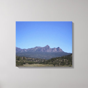 Colorado Mountain Landscape Colour 16x20 Canvas Print