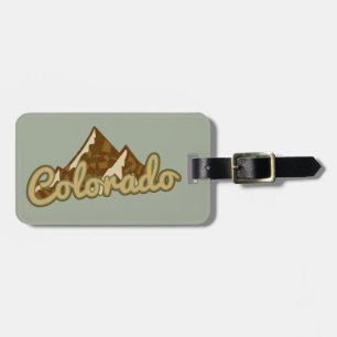 Colorado Mountain Luggage Tag