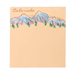 Colorado mountain notepad
