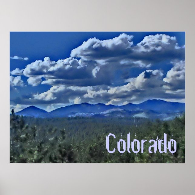 Colorado mountain poster (Front)