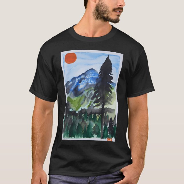 Colorado Mountain Scene T-Shirt (Front)