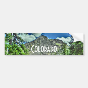 Colorado mountain scenery bumpersticker bumper sticker