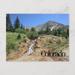 Colorado mountain scenic postcard