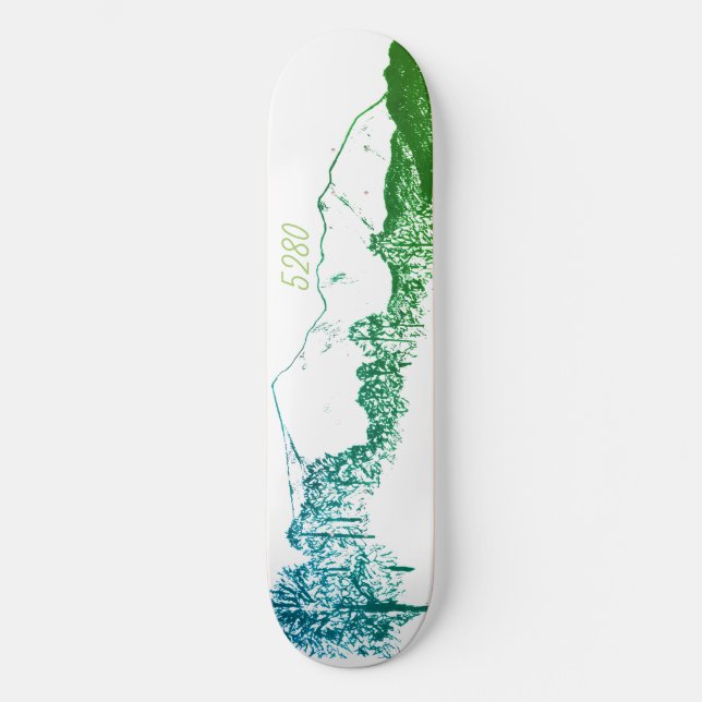 Colorado Mountain Skateboard 5280 Mountain deck (Front)