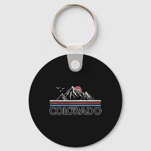 Colorado Mountain State Flag Tee Rocky Mountains S Key Ring