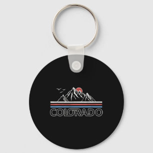 Colorado Mountain State Flag Tee Rocky Mountains S Key Ring