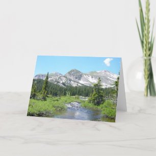 Colorado Mountain Stream Beauty Greeting Card