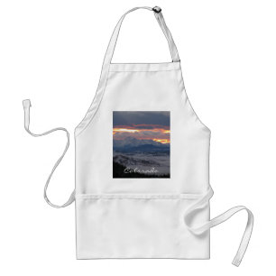 Colorado Mountain Sunset Apron