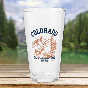 Colorado Mountain The Centennial State Glass