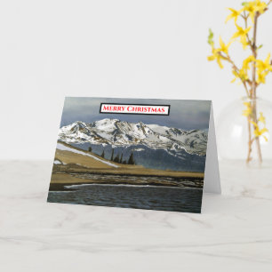 Colorado Mountain Winter Snow Card