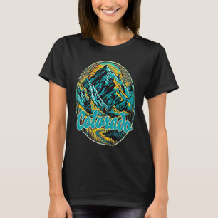 Colorado Mountains Classic Graphic Colorado T-Shirt