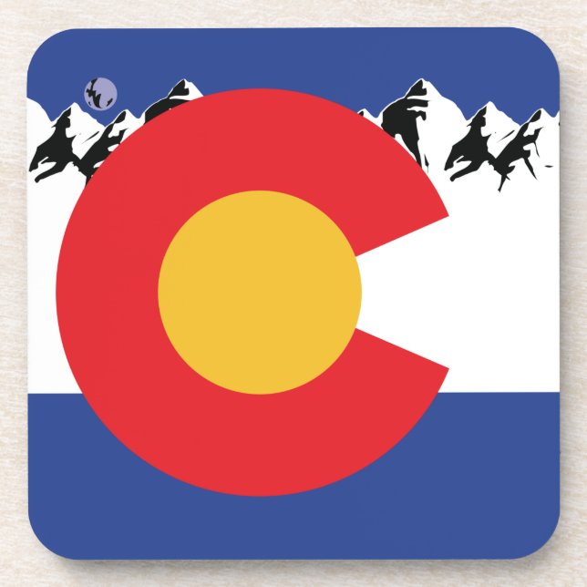 Colorado Mountains Coaster (Front)